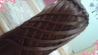 peinados sencillos faciles para cabello largo bonitos y rapidos con trenzas para chica mariposa30 [upl. by Hodosh987]