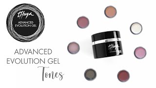 GEL ADVANCED EVOLUTION tones range  Thuya Professional [upl. by Eelarol]