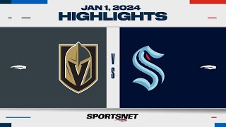 NHL Highlights  Golden Knights vs Kraken  January 1 2024  Winter Classic [upl. by Maram]