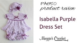 Isabella Purple Dress Set Product Reveiw PA850 [upl. by Nysa620]