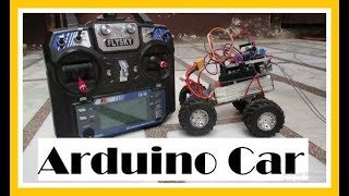 How to Make Radio Controlled Arduino Car with FSiA6 and L298N Motor Driver Board [upl. by Leftwich]