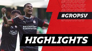 Lekkere start in de Eredivisie 💪  HIGHLIGHTS FC Groningen  PSV [upl. by Ahsyekat]