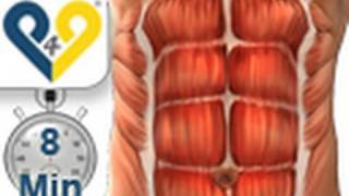 Abdominales en 8 minutos entrenamiento para hacer abdominales perfectos [upl. by Hanas]