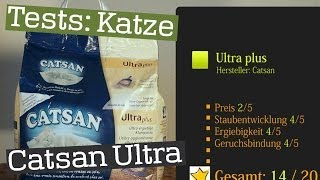 Catsan Ultra plus Klumpstreu  Katzenstreu im Test [upl. by Cerallua]