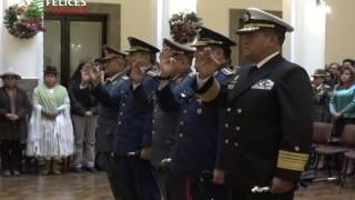 Presidente Morales posesiona al nuevo alto mando militar [upl. by Lerrud]