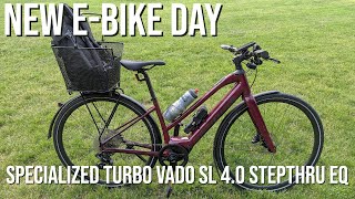 My New Commuter and Family EBike Specialized Turbo Vado SL 40 StepThrough EQ Review [upl. by Amles]