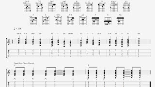 Video Killed the Radio Star The Buggles  Tutorial Cover Tab Guitar Chords [upl. by Ataynik]