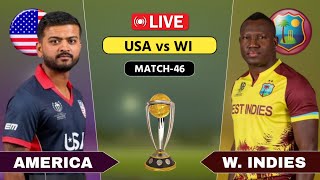 West Indies vs United States Live World Cup  WI vs USA Live [upl. by Rukna]