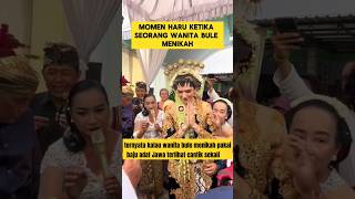 ketika wanita bule menikah sama pria Jawa menggunakan baju adat Jawa ‼️ nikah bule jawa manten [upl. by Still]