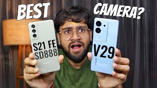 vivo V29 5G vs Samsung S21 FE SD88 Full Comparison ⚡ Best Camera Phone Under 30K 😱 [upl. by Naujled]