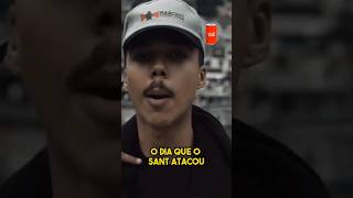 O SANT atacou YOUTUBERS no POETAS NO TOPO shrots rap [upl. by Forrer]