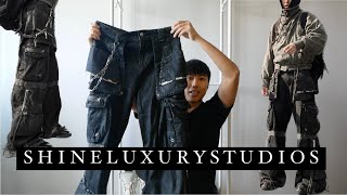 Shine Luxury Studios quotNementhonquot Flared Cargos amp quotLacrossequot Modular Chain  Review  Styling [upl. by Aihsenor]