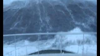 storm en slagzij monster waves boat heeling capsize [upl. by Bliss]