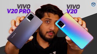 Vivo V20 Pro Unboxing Full Comparison vs Vivo V20  Camera Test  Detailed Pros and Cons Hindi [upl. by Gilcrest]