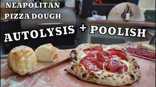 HOW TO MAKE AUTOLYSIS  POOLISH NEAPOLITAN PIZZA DOUGH [upl. by Kreiner]