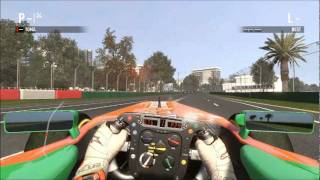 F1 2011 PC DX11 Melbourne first laps [upl. by Killigrew]