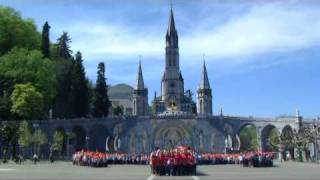 Lourdes 2011  Jeunes des écoles marianistes France le pèlerinage [upl. by Georgiana904]