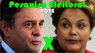 Pesquisa eleitoral presidencial Dilma x Aécio VOTE [upl. by Missi]