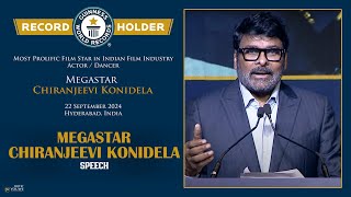 Megastar Chiranjeevi Konidela Speech At Guinness World Record Certification For Megastar Chirajeevi [upl. by Carothers]