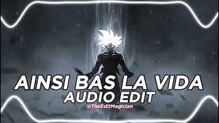 Ainsi Bas La Vida  INDILA edit audio [upl. by Arataj]