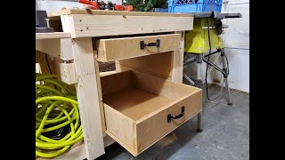 Adding simple drawers to a workbench [upl. by Ezechiel]