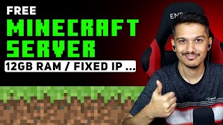 New Create Free Minecraft Server with 12Gb RAM  Static IP [upl. by Eigriv718]