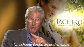 HalloHund exklusiv Interview mit Richard Gere zu seinem neuen Kinofilm quotHachikoquot [upl. by Repsag617]