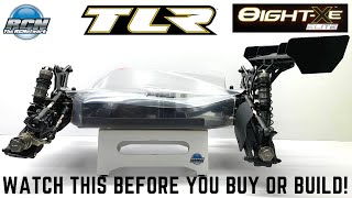 TLR 8ight XE Elite  Build Review  In Depth Look at the Chassis and the Build [upl. by Ydorb]