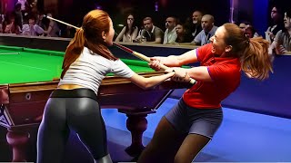 Most RIDICULOUS Moments In Women Snooker [upl. by Nirtiac777]