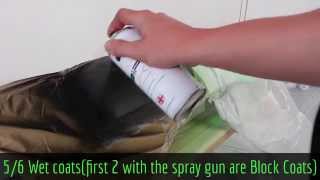 CarDipUK Panel Demonstration Aerosol amp Spray Gun [upl. by Nnylahs]