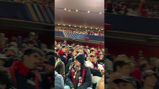 Settore ospiti del Bologna ad Anfield [upl. by Sinnaoi]