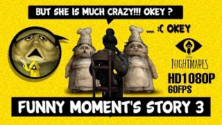 Little Nightmares Funny Moments Compilation Story about Six and chef Scenes part 3 [upl. by Asseniv]