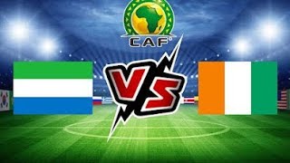 Côte dIvoire Vs Sierra Leone [upl. by Yeleek]