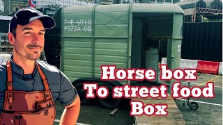 Converting a Horse box to food trailer to food trailer  part 1 [upl. by Merriam]