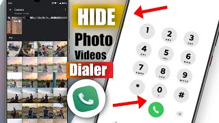 How To Hide Photos in Dialer  Hide Photos Video in Dial Pad  Phone Dialer Me Photo Kaise Chupaye [upl. by Hutson971]