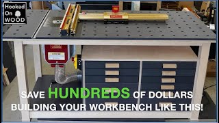 Save HUNDREDS of dollars building your workbench like this [upl. by Arodal]