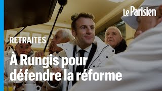 Retraites  « Les gens savent qu’il faut travailler un peu plus longtemps » maintient Macron [upl. by Aeikan]