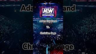 Adam Copeland Vs Christian Cage AEW amp Shorts [upl. by Gluck]