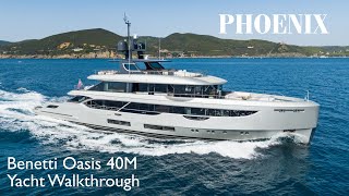 PHOENIX Yacht  BENETTI OASIS 40M YACHT FULL WALKTHROUGH [upl. by Rosalynd]