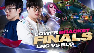 LOWER BRACKET FINALS LPL PLAYOFFS LNG VS BLG  CAEDREL [upl. by Lorianna674]