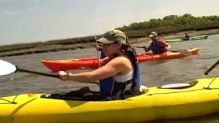 Kayaking at Crooked River State Park Cherry Point April 2 2 [upl. by Esiralc999]