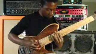 Tosin Abasi playing custom 8 string guitar [upl. by Edi]