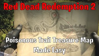 Poisonous Trail Treasure Location Made Easy  Red Dead Redemption 2 [upl. by Loziram937]