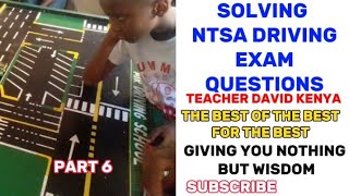 DRIVING LESSON 277  SOLVING NTSA EXAM QUESTIONS  PART 6 [upl. by Adriaens]