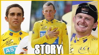 How Lance Armstrong Floyd Landis and Alberto Contador LOST their TOUR the France because of DOPING [upl. by Eissert770]