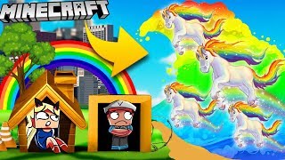 BAZA VS TSUNAMI JEDNOROŻCÓW  MINECRAFT UNICORN TSUNAMI CHALLENGE  Vito VS Bella [upl. by Hedges]