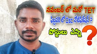 నవంబర్ లో మరో Tet  Dsc notification 2025  November Tet notification 2024  Dsc Feb 2025 [upl. by Ecirtnas]