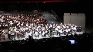 Celebration by James Curnow  Kern County high school honor band 2009 [upl. by Hareehahs381]