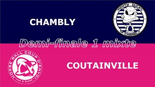 Horseball  Chambly  Coutainville  Coupe de France mixte 2019  Demifinale 1 [upl. by Latreece666]