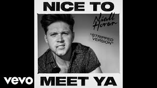 Niall Horan  Nice To Meet Ya Stripped Version  Audio [upl. by Fauman]